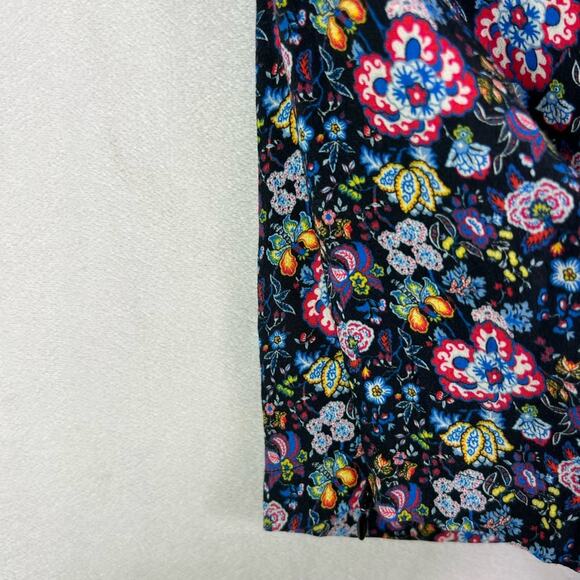 Frame Blouse Top Women XS One Shoulder Floral Print Long Sleeve Feminine Zip - Picture 6 of 15